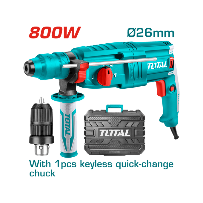 Image of Total Power Tool Total Rotary Hammer 800W TH308268-2
