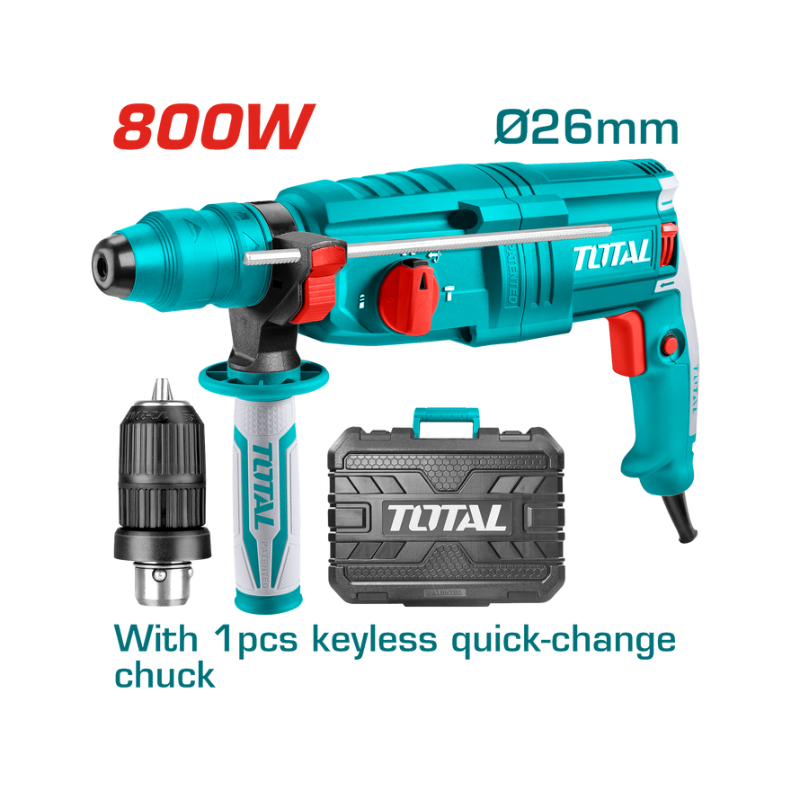 Image of Total Power Tool Total Rotary Hammer 800W TH308268-2