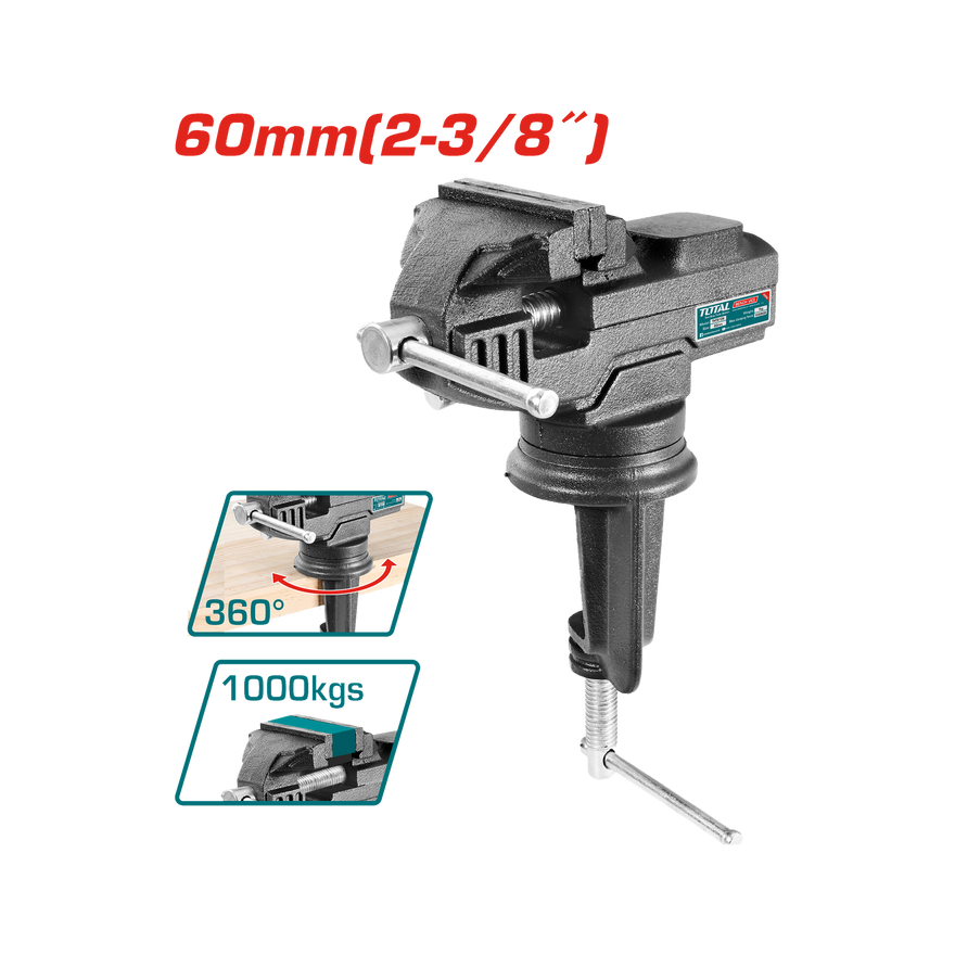 Image of Total Power Tool Total Bench Vice 60mm THT6126