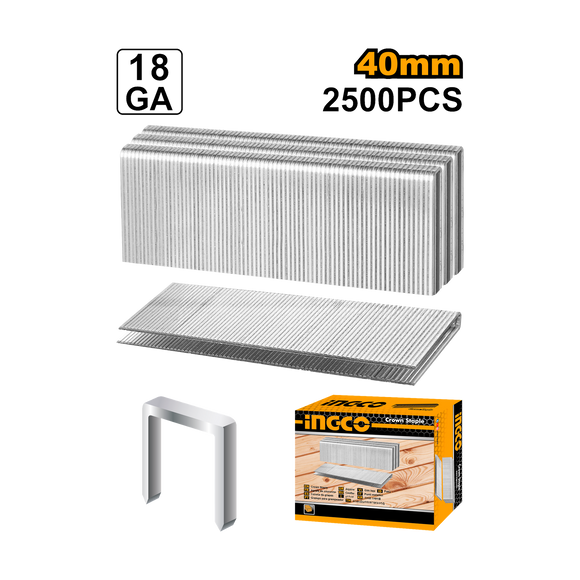Ingco 40mm Staples  AST18401