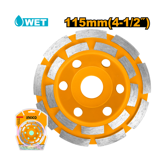 Ingco Double Row Grinding Wheel 115mm CGW021151