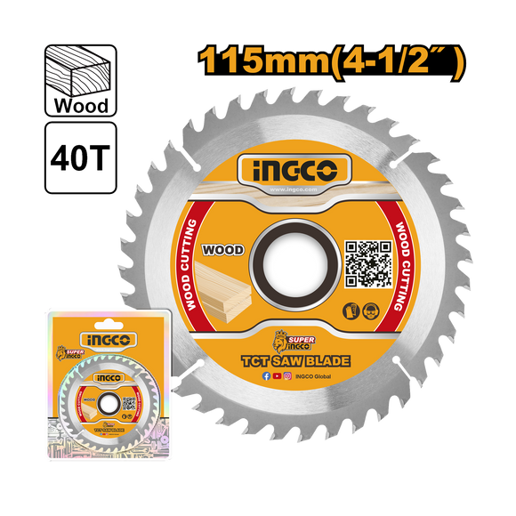 Ingco Tct Blade Saw 115mm 40T  TSB111555