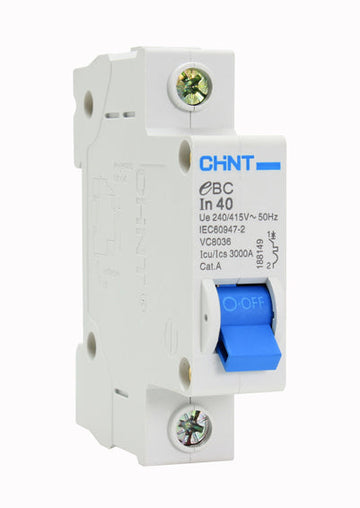 Tosun Circuit Breaker 1Pole 40Amp 3kA in Electrical & Lighting,Electrical Accessories,Circuit Breakers & Distribution Boards