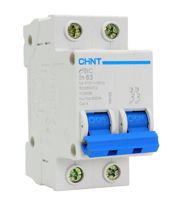 Tosun Circuit Breaker 2Pole 63Amp 3kA in Electrical & Lighting,Electrical Accessories,Circuit Breakers & Distribution Boards