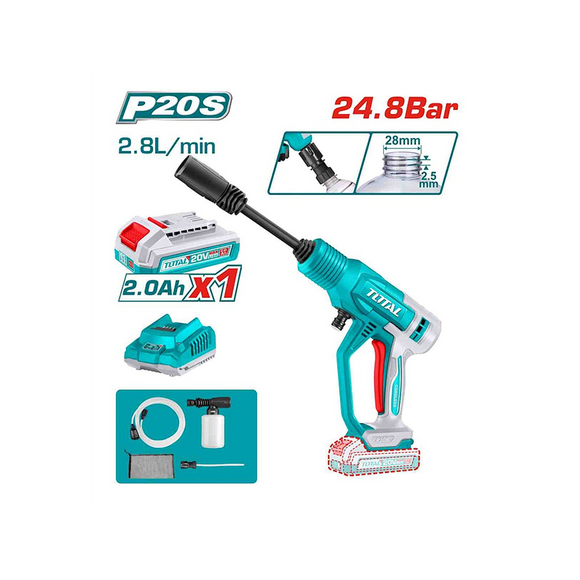 Total Cordless Pressure Washer 20V TPWLI20362