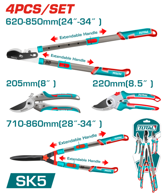 Total 4Pc Garden Shear Set THT1593401