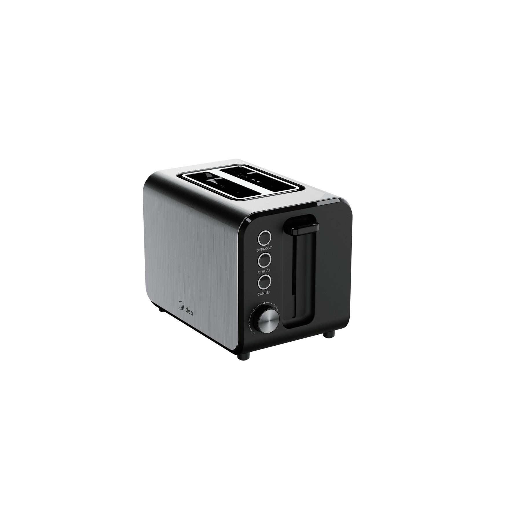 Midea 2 Slice Stainless Steel Toaster