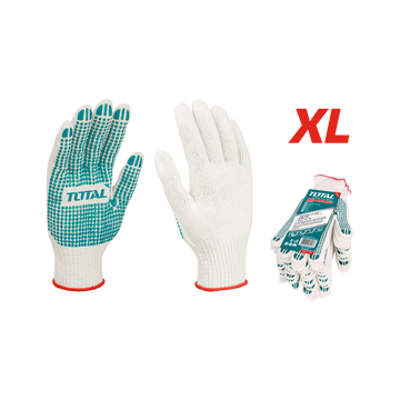 Total Knitted&PVC dots Gloves TSP11102