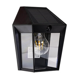 Eurolux Avony 1LT Solar Wall Light Black with PIR - image 01