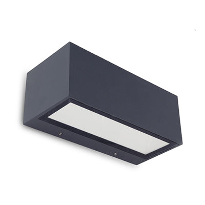 Eurolux Wall Light Gemini LED Up & Down Grey 21w 3000K in Electrical & Lighting,Lighting,Exterior Lighting