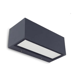 Eurolux Wall Light Gemini LED Up & Down Grey 21w 3000K - image 01