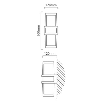 Eurolux Wall Light Tango LED Grey - image 01