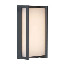 Eurolux Wall Light Qubo LED Outdoor Grey 17.3w 3000K - image 01
