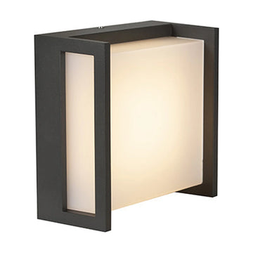 Eurolux Wall Light Qubo Outdoor Grey LED 9.5W 3000K - image 01