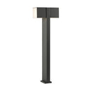 Eurolux Cuba Outdoor 2LT Bollard Grey LED 2x12.2w 3000K - image 01