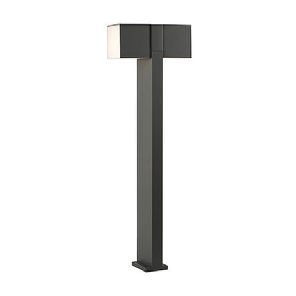 Eurolux Cuba Outdoor 2LT Bollard Grey LED 2x12.2w 3000K - image 01