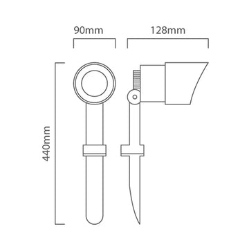 Eurolux Explorer LED Garden Spike Grey 5.9w 3000K - image 01