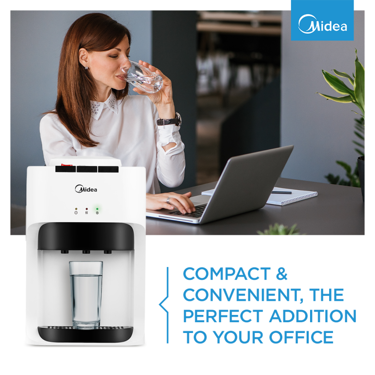 Midea Top Loading Countertop Water Dispenser White - 0