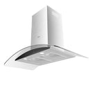 Midea 90cm Stainless Steel & Black Glass Cooker Hood – Touch Control-3