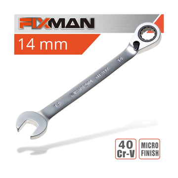 Fixman Reversible Combination Ratcheting Wrench 14mm - image 01