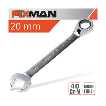 Fixman Reversible Combination Ratcheting Wrench 20mm - image 01