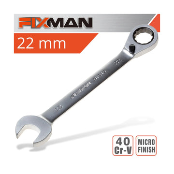 Fixman Reversible Combination Ratcheting Wrench 22mm - image 01