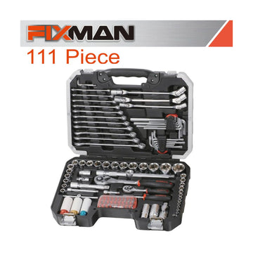 Fixman Socket Tool Set 111Pc 1/4'&1/2' Drive - image 01