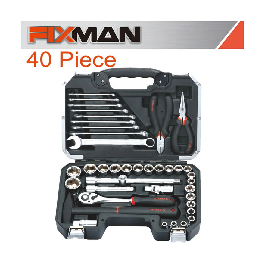 Fixman Socket Tool Set 40Pc 1/2' Drive - image 01