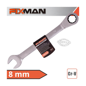 Fixman Combination Ratcheting Wrench 8mm - image 01