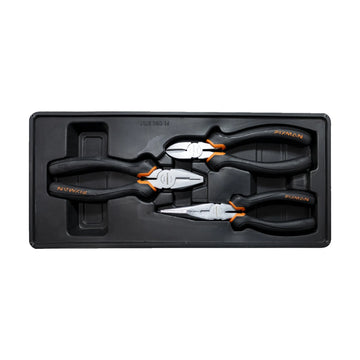 Fixman 3-Pc Pliers Set (Combination 8'Ncutting 7.5' Long Nose 8') - image 01