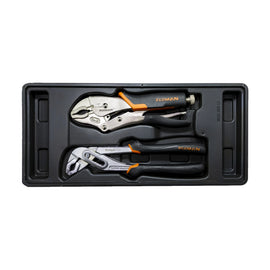 Fixman Tray 2 Piece Plier Set Groove Joint Pliers 10' And Lock Grip Pl - image 01