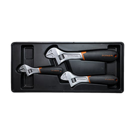 Fixman Tray 3 Piece Adjustable Wrench 6'8'10' - image 01