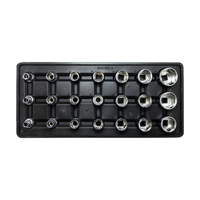 Fixman Tray 21 Piece 1/2' Drive Sockets - image 01