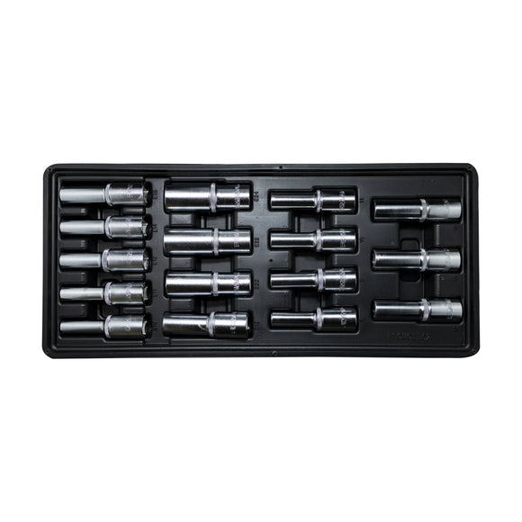Fixman 16-Pc 1/2' Drive Deep Sockets - image 01