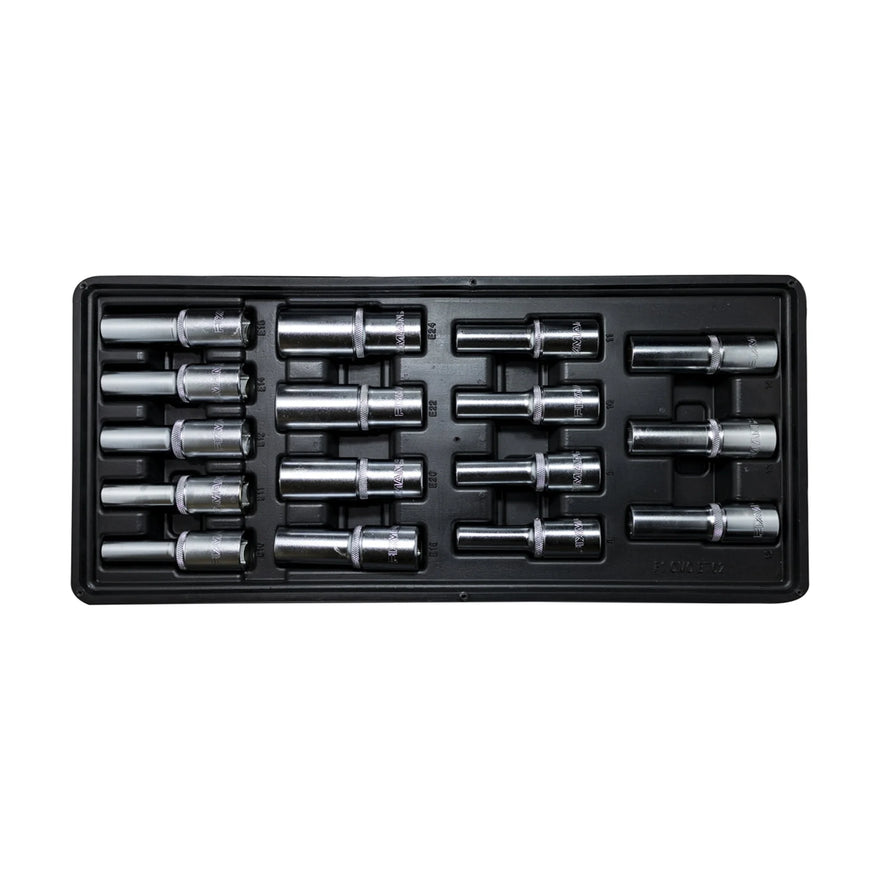 Fixman 16-Pc 1/2' Drive Deep Sockets - image 01