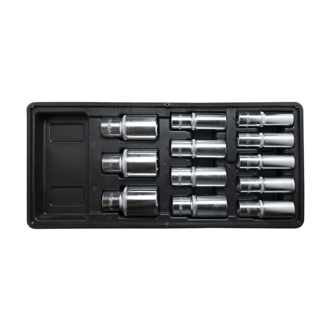 Fixman Tray 12 Piece 1/2' Drive Deep Sockets - image 01