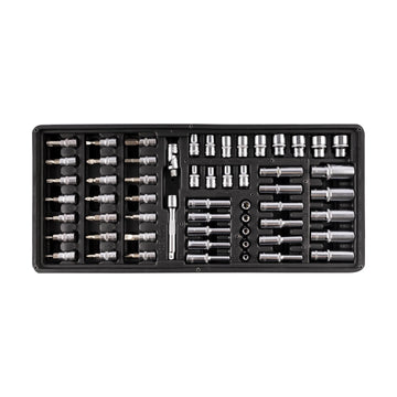 Fixman Tray 57 Piece 1/4' Drive Sockets And Accessories - image 01
