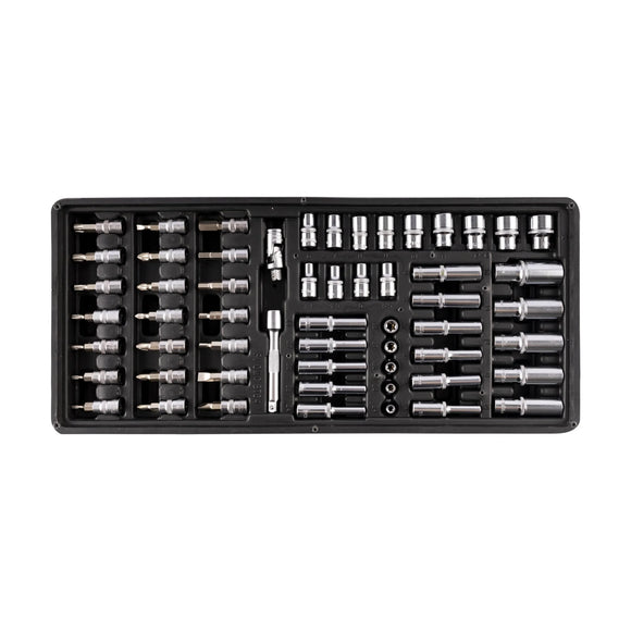 Fixman Tray 57 Piece 1/4' Drive Sockets And Accessories - image 01