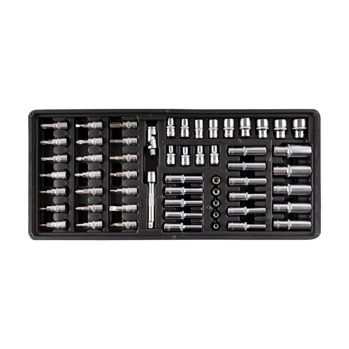 Fixman Tray 57 Piece 1/4' Drive Sockets And Accessories - image 01