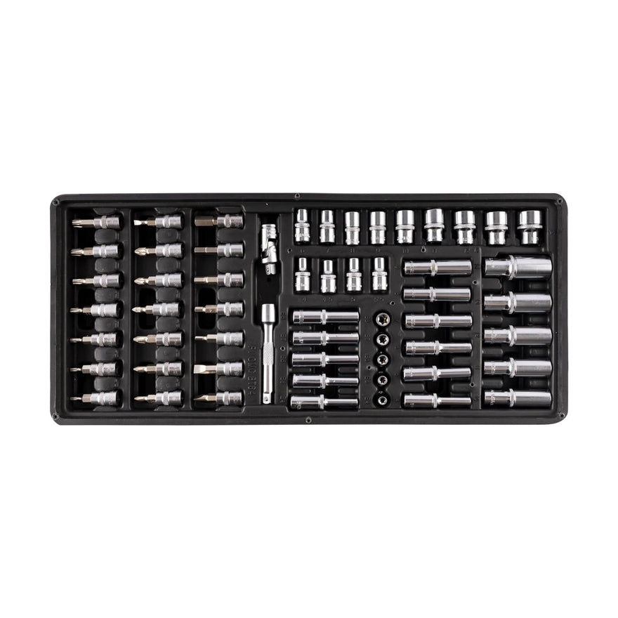 Fixman Tray 57 Piece 1/4' Drive Sockets And Accessories - image 01
