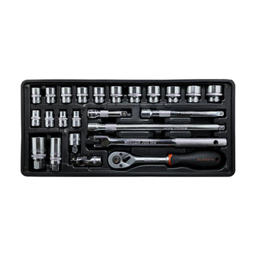 Fixman Tray 24 Piece 3/8' Drive Sockets And Accessories - image 01