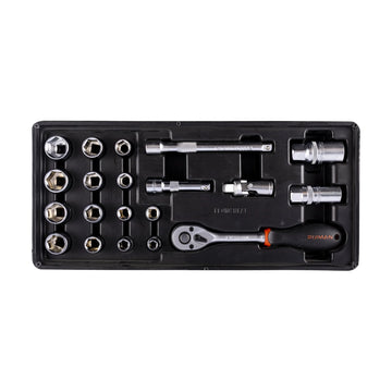 Fixman 20-Pc 3/8' Drive Sockets & Accessories - image 01