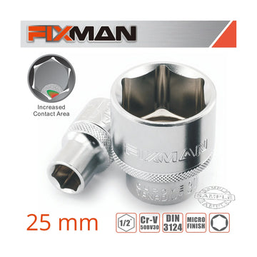 Fixman 1/2' Drive Hex Socket 25mm X 33.8mm - image 01