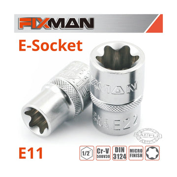 Fixman 1/2' Drive E-Socket 6 Point E11 - image 01