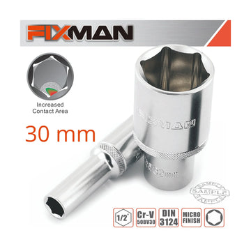 Fixman 1/2' Drive Deep Socket 30mm - image 01