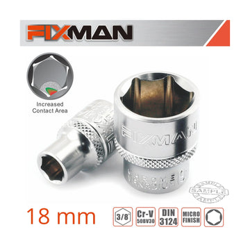 Fixman 3/8' Drive Hex Socket 18mm - image 01
