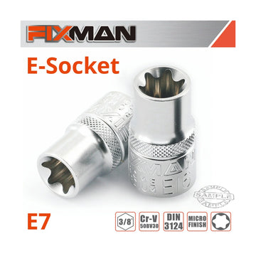 Fixman 3/8' Drive E-Socket 6 Point E7 - image 01