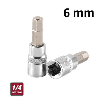 Fixman 1/4' Drive Bit Socket 6mm Hex Allen H6 - image 01