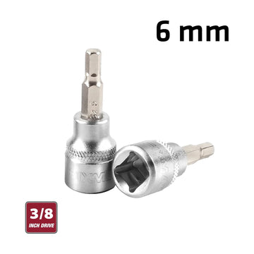 Fixman 3/8' Drive Bit Socket 6mm Hex Allen H6 - image 01