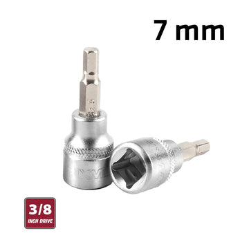 Fixman 3/8' Drive Bit Socket 7mm Hex Allen H7 - image 01